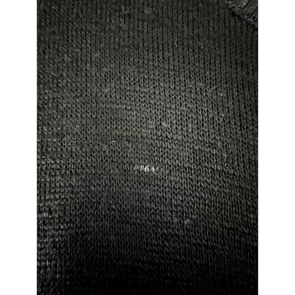 Poof Women M Black Open Knit Boho Asymmetrical Whimsigoth FairyGrunge Free Spiri - Picture 7 of 10